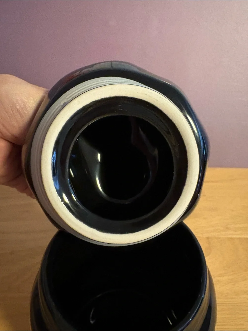 Rae Dunn black ceramic